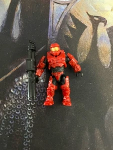 HALO MEGA CONSTRUX BLOKS RED SPARTAN MARK VI GEN1 FIGURE FDY52 ARCTIC WARTHOG - Picture 1 of 2