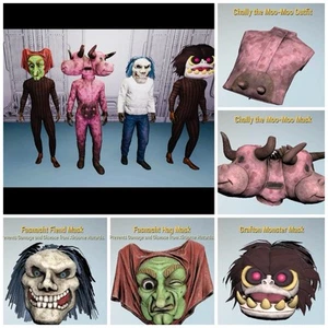 LOT Fallout 76 XBOX Fasnacht HAG FIEND Chally Grafton Monster Masks 2 Outfits - Picture 1 of 14