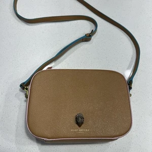 Kurt Geiger Richmond Leather Rainbow Stitch Camera Crossbody Bag - Picture 1 of 19