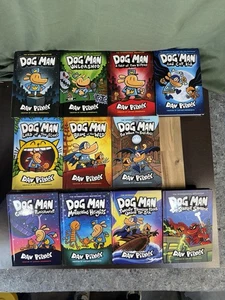 Dog Man Hard cover book lot 11 books(1-7& 9-12) - Bild 1 von 3