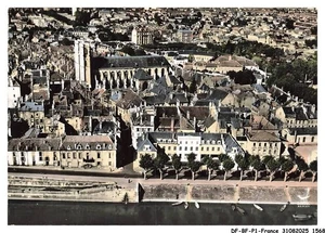 DF-BFP1-0785-71 - In Aereo Sopra CHALON-SUR-SAONE - Il Molo Della Saona - Foto 1 di 2