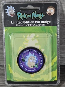 Limited Edition Rick & Morty Pin Badge Only 9995  - Picture 1 of 2