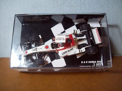 1/43 MINICHAMPS 400 040110 BAR HONDA 006 JAPAN GP 2004 TAKUMA SATO - Image 1 of 4
