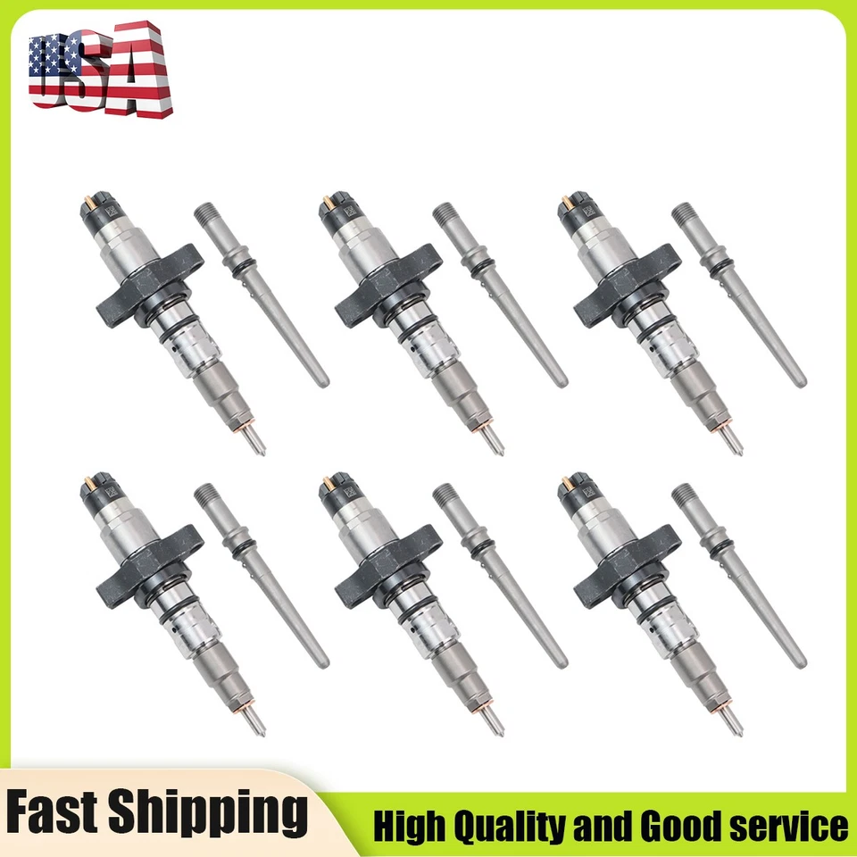 6X Diesel Fuel Injectors for Dodge Ram 2500 3500 5.9L 04-09  Cummins 0445120238 - Изображение 1 из 4