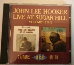 JOHN LEE HOOKER LIVE AT SUGAR HILL VOL 1/2 CD ALBUM 1990 ACE RECORDS - Picture 1 of 2