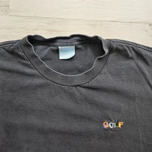 Vintage Golf besticktes T-Shirt Retro bunt Spruch Herren LG - Bild 1 von 5