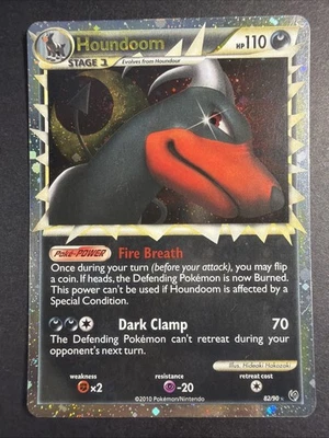 Pokémon TCG Houndoom Prime Undaunted Holo Card 82/90 - LP+ - Image 1 of 4