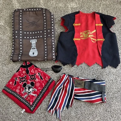 Лицензированный детский костюм для Хэллоуина Disney Cruise Line Pirate размер M - Изображение 1 из 4