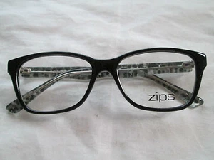 Monturas de gafas espaciales con estampado animal negro/blanco con cremalleras. ZP4021. - Imagen 1 de 8