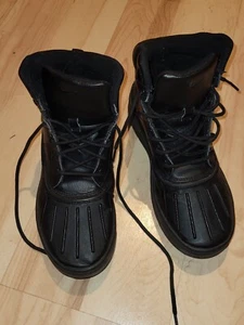 Nike ACG Woodside 2 High Winter Snow Boots Black GS Size 6Y 415077-001 - Picture 1 of 7