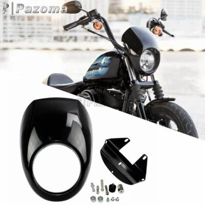 Kit de carenado de faros de montaje de horquilla de capó delantero para Harley Sportster XL IRON 1973-UP Foto 1 de 4