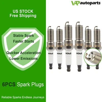 6x bujías de iridio y platino para GMC Savana 2500 V6 2019-2020 4,3 L Foto 1 de 4