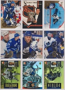 Toronto Maple Leafs Doug Gilmour Felix Potvin Dave Andreychuk 90s Lot x9 NHL - Picture 1 of 2
