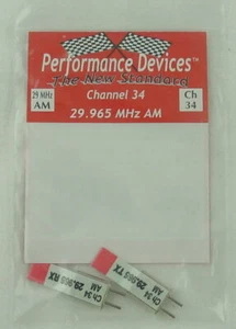 Performance Devices 29Mhz AM Crystal Set - Channel 34 (29.965Mhz) - PDV9000034 - Bild 1 von 1