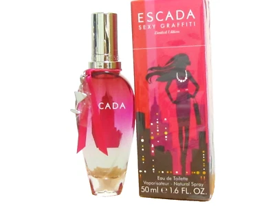 Sexy Graffiti Escada Edición Limitada Perfume Mujer 1.7oz/50ml Eau De Toilette Spr Foto 1 de 2
