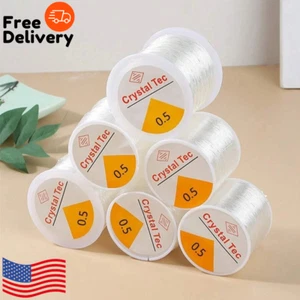 Elastic Bracelet String Elastic Stretch Cord For DIY Bead Cord for Jewelry 0.5mm - Picture 1 of 4