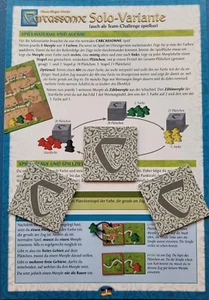 CARCASSONNE SOLO - VARIANTE HANS IM GLÜCK - Imagen 1 de 4