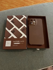Latercase | iPhone 14 Pro Max Case | Coffee Brown | Durable Thin Carbon Fiber - Photo 1 sur 6