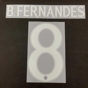 Official B.FERNANDES #8 Manchester United F.C Away CUP 2024-25 PRINT - Picture 1 of 6