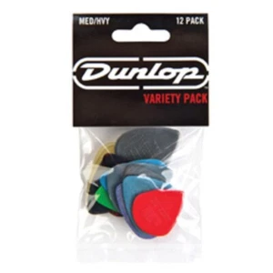 DUNLOP PVP102 Guitar Pick Variety Pack Medium / Heavy Picks with FREE Shipping - Picture 1 of 2