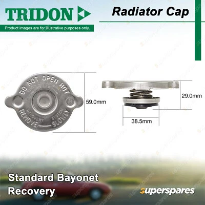 Tridon Recovery Radiator Cap for Chrysler Lancer LA LB Valiant AP6 to VG - image 1 of 4