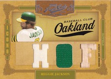 2008 Playoff Prime Cuts Reggie Jackson ICONS Jersey Bat Relic 1/1  TRUE 1 of 1