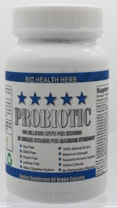 Bio Health Herb Probiotic 30 Strains, 100 Billion CFU/Serving, 60 Capsules - Picture 1 of 3