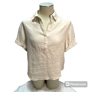 Magaschoni Neu mit Etikett leichtes Oberteil Bio-Baumwolle Gaze Damen S/P - Bild 1 von 10