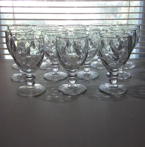 12 copas transparentes vintage Heisey Yeoman 5,25" H - Imagen 1 de 6