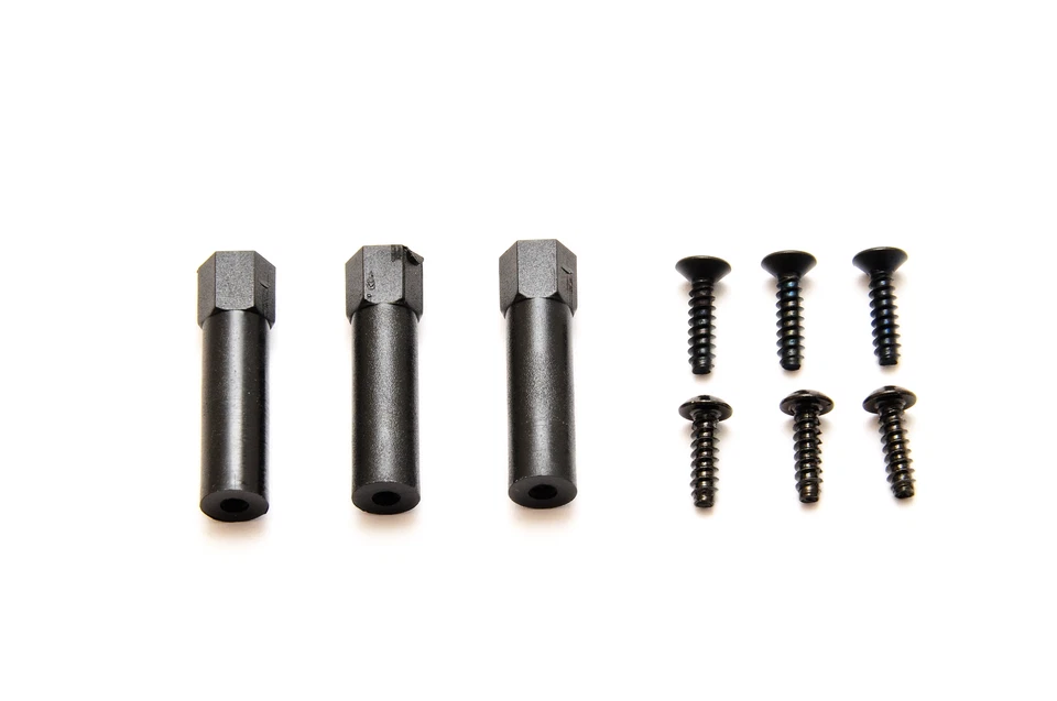 HoBao 87086 Radio Tray Post (3pcs): Hyper 7TQ /VT /VS Nitro - GTS / GTB Electric - Image 1 of 1