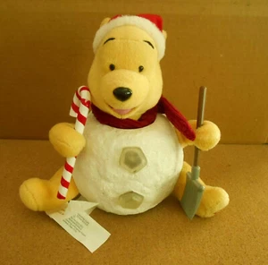 Gemmy Winnie the Pooh Dancing Singing Light Up Snowman Christmas Figure - Picture 1 of 2