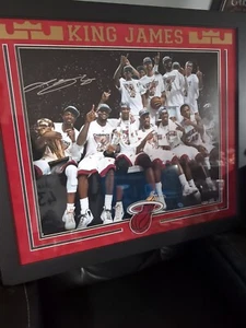 Lebron James Signed UDA #13471 2012 Miami Heat Champs 16X20 Photo VERY RARE - Picture 1 of 3