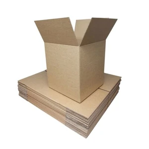 10 x Cube Cardboard Packing Boxes 400 x 400 x 400mm DOUBLE WALL-Same Day Postage - Picture 1 of 4