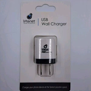 iPlanet | Chargeur mural USB. Ampli 5v 1.0. 1 connecteur USB-A  - Photo 1 sur 2