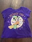 Girls Purple Disney Minnie Mouse Wickedly Cute Shirt Size 2/3 #14