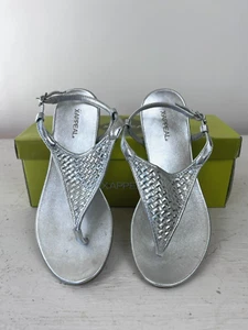 X-Appeal Madeline Women's Sandal Silver Size 7.5 M - Picture 1 of 5