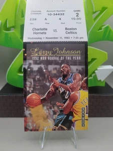 Boleto de novato del año 1992 Larry Johnson - Imagen 1 de 3