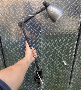 🇫🇷 Ancienne lampe industrielle Mazda Old French Lamp dans son jus ! - Imagen 1 de 13