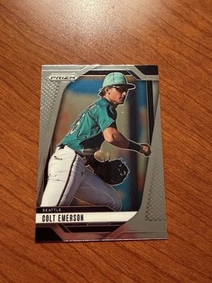 2025 Panini Prizm - Colt Emerson, Colt Emerson #23 Silver Prizm (RC) - Image 1 of 2