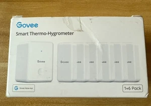 Govee Smart Thermo-hygrometer 1+6 Pack NEW Open Box H5151 H5100 - SHIPS FAST✅ - Picture 1 of 9