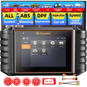 FOXWELL HD500 Heavy Duty Truck Diesel Scanner DPF Regen Injector All System - Picture 1 of 9