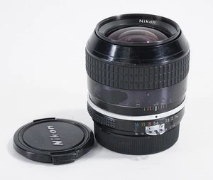 35MM 35/1.4 NIKON NIKKOR AI (DUST, DEBRIS, STIFF FOCUS) + CAPS/224974 - Picture 1 of 2
