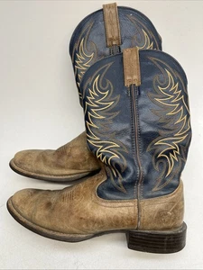 Ariat Westernstiefel Leder blau 10021699 braun Herren 9,5 defekt 🔥 - Bild 1 von 16