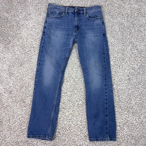 Levis 513 Jeans Herren 31x30 Blau Denim Slim Straight Stretch Zip Fly Medium Wash - Bild 1 von 11