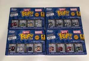 Spider-Man Funko Bitty Pop KOMPLETTSATZ 16 mit ALLE 4 CHASE VARIANTEN in Ordnung - Bild 1 von 4