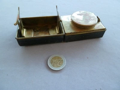 Ancien RÉCHAUD pliant DE VOYAGE pour FER À FRISER - Photo 1/4