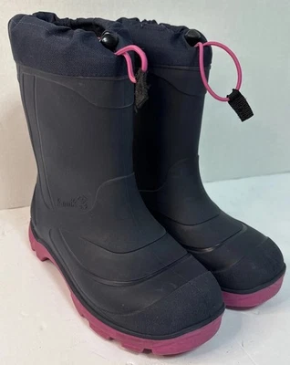 Kamik SNOBUSTER Goma Impermeable Lluvia Nieve Botas Forros de Fieltro Unisex Talla 4 Foto 1 de 4