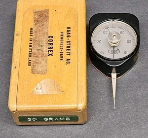 Swiss Made Correx 30 g Tension Compression Gage Round Gram HAAG STREIT Machinist - Picture 1 of 8