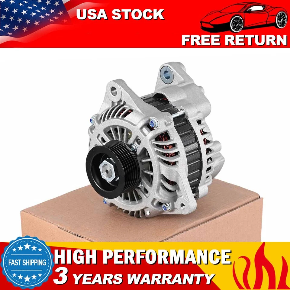 11051 110A Alternator For Infiniti G35 Qx4 2003 Nissan Pathfinder 3.5L 2003-2004 Foto 1 de 4