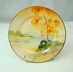 Noritake Morimura SCENIC (TREE IN THE MEADOW variation) Bread & Butter Plate(s) - Picture 1 of 6